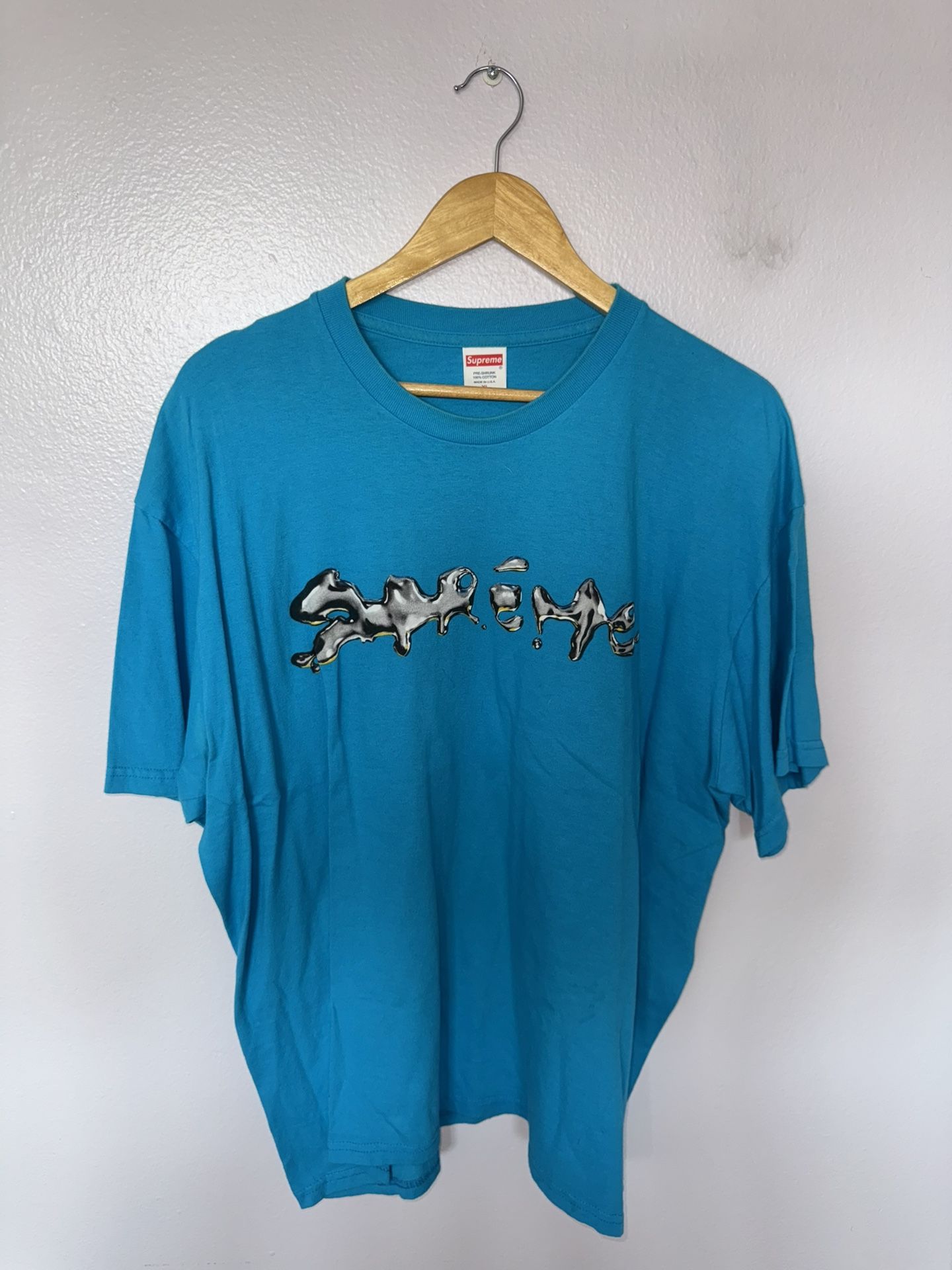 Supreme Liquid Tee Bright Blue (Size XL)