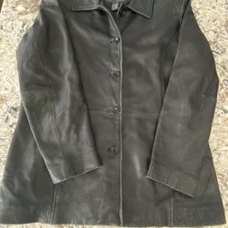 Genuine Leather Jacket Black - Relativity - Xl