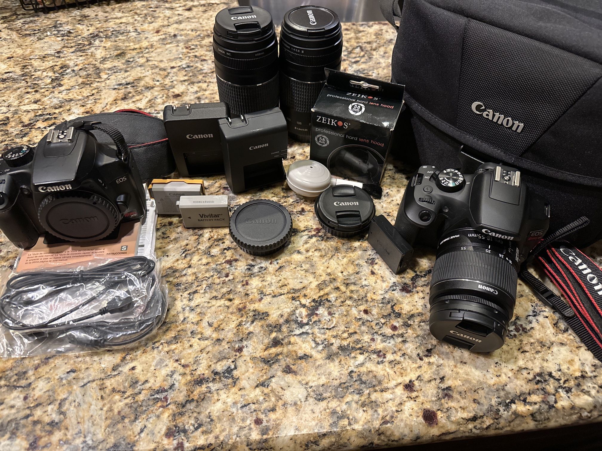 Canon Cameras + Accessories