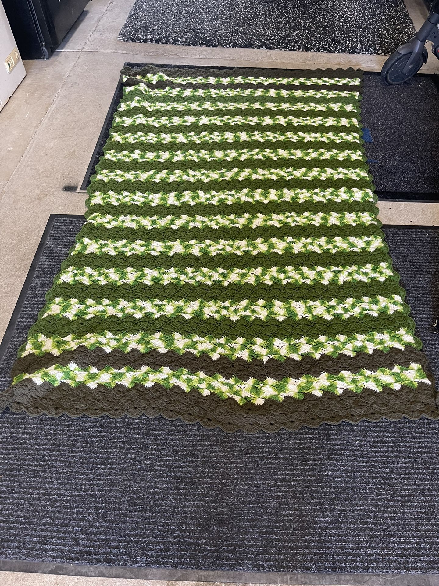 Hand Made Blanket Size Is 47 W X 79 L
