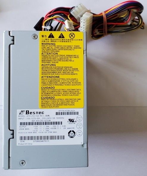 GENUINE BESTEC ATX-250-12Z REV D3R POWER SUPPLY