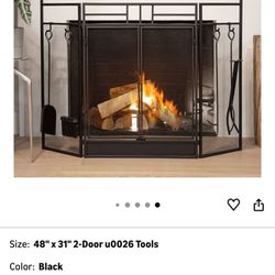Fireplace Screen/tools 
