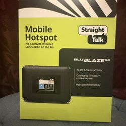 Straight Talk Blu Blaze 5G Mobile Hotspot – Brand New Sealed