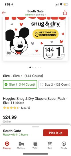 Huggies Snug and Dry