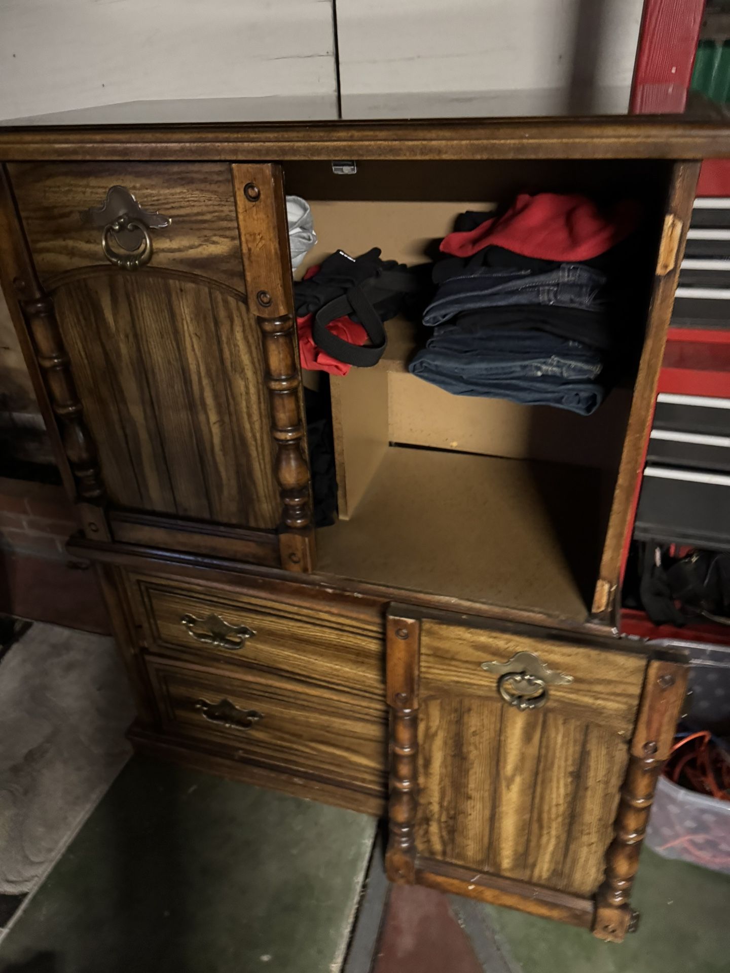 wood dresser