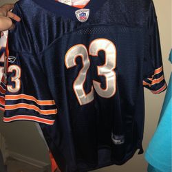 3 Bears Jersey. Hester, Urlacher And Payton