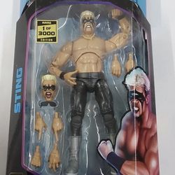 AEW Luminaries Sting Wrestling Figure 89 Unmatched Series 11 CHASE 1/3000 NEW