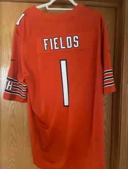 Justin Fields Chicago Bears Nike Player Game Jersey - Large, Orange