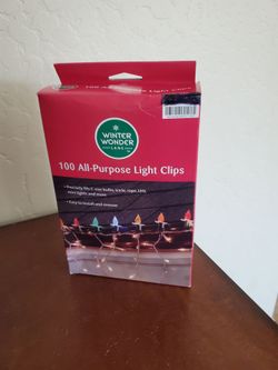 Christmas light Clips ( Qt 100 )
