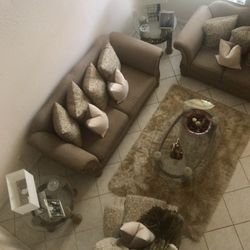 Set Of Sofa, Loveseat and Reclining Chair.