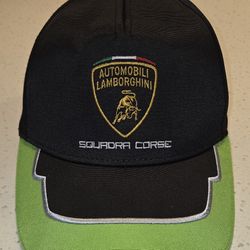 Automobili Lamborghini Squadra Corse Team Unisex Black/Green Hat