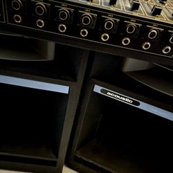 2 Acoustic Model 5115 15 Inch Passive Pa Speakers In Excellent Condition