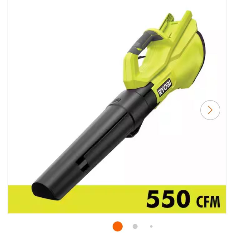 NEW IN BOX RYOBI 40V 120 MPH 550 CFM Cordless Battery Leaf Blower (Tool Only)