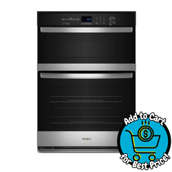 Whirlpool 30 inch Self-cleaning Microwave Wall Oven Combo ( Stainless Steel )