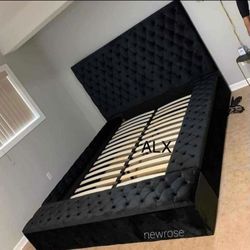 Black Platform Storage Bed Frame /FREE DELIVERY /