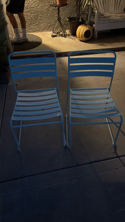 Blue Patio Chair Bundle