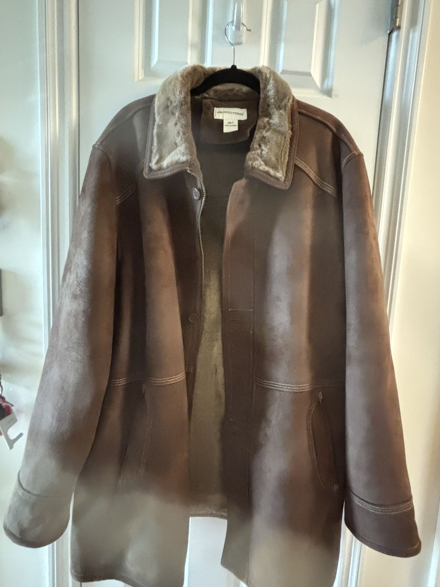 Pronto Uomo Men’s Suede Coat