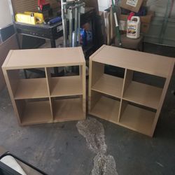 Cubby Shelves Pair