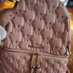 MK Pink Backpack