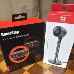 Nintendo Switch Camera And Wheel Grip