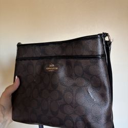 coach leather crossbody bag