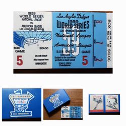 Dodgers Season Ticket Holder World Seeies Replica Ticket TRADE