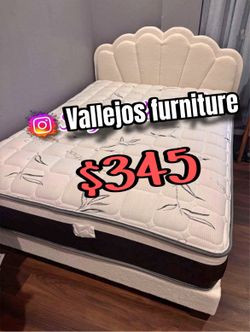 New queen bed