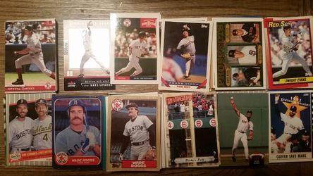 Baseball, 180 Boston Red Sox cards, 70s, 80s, 90s