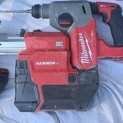 !!Rotohammer With TWO Dust Extractors!!