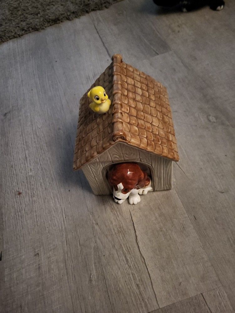 Ceramic Dog Cookie Jar