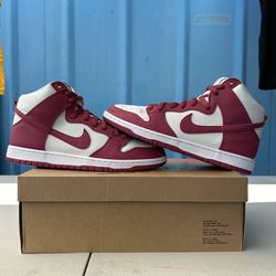 Nike Dunk Hi SB “Sweet Beet” Size 12