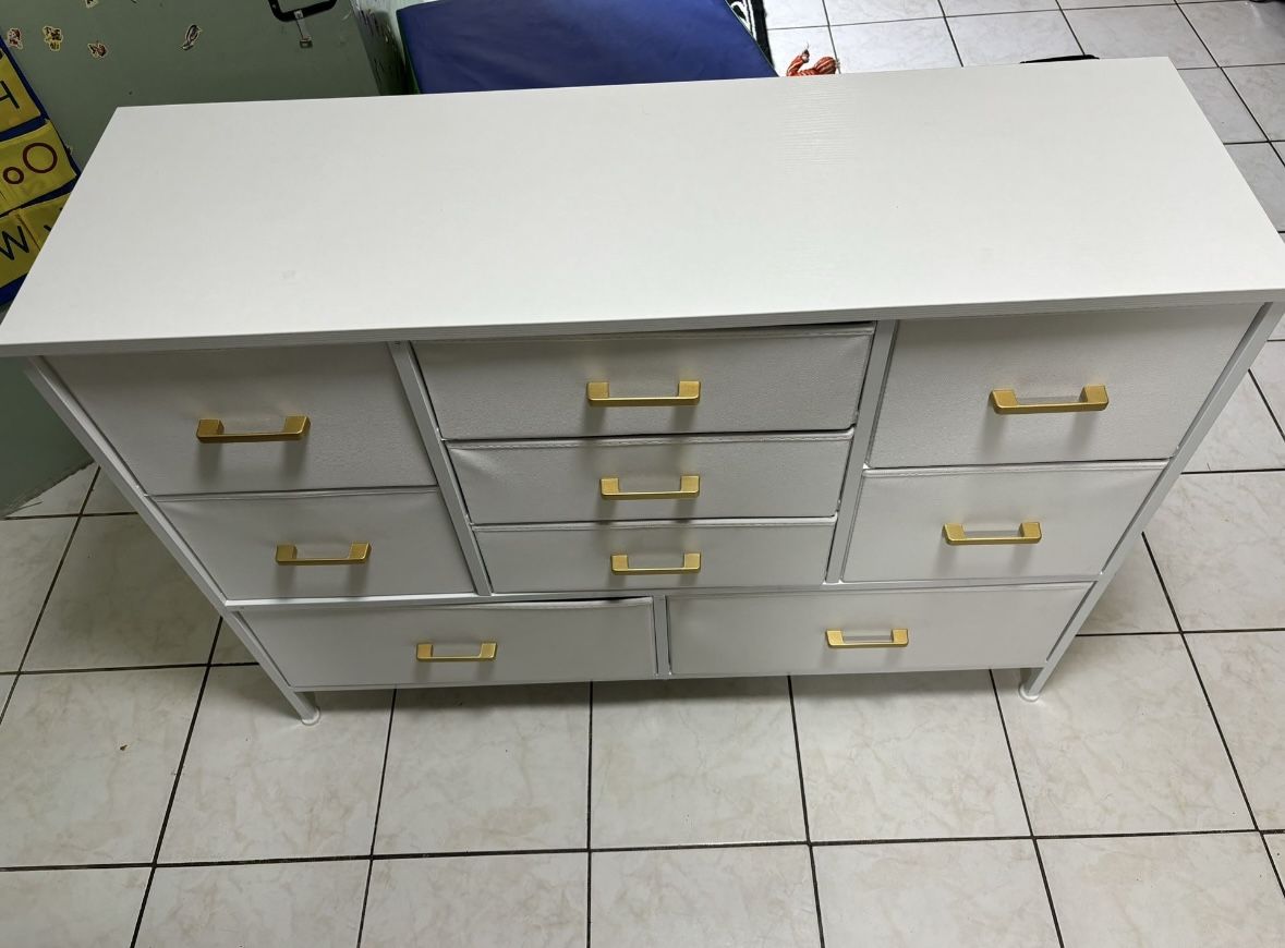 New White Drawer/ Cabinet For Bedroom