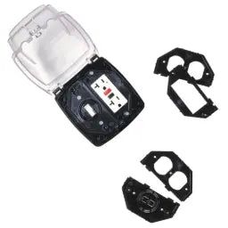 INTERMATIC - PLASTIC IN-USE WEATHERPROOF COVER 2-GANG CLEAR