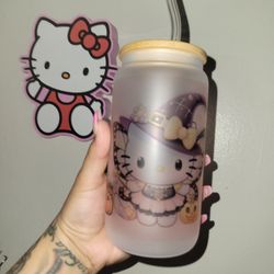 Hello Kitty Witch Libbey Glass