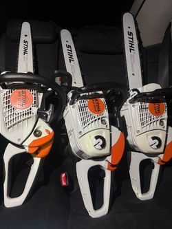 Brand new stihl chainsaws