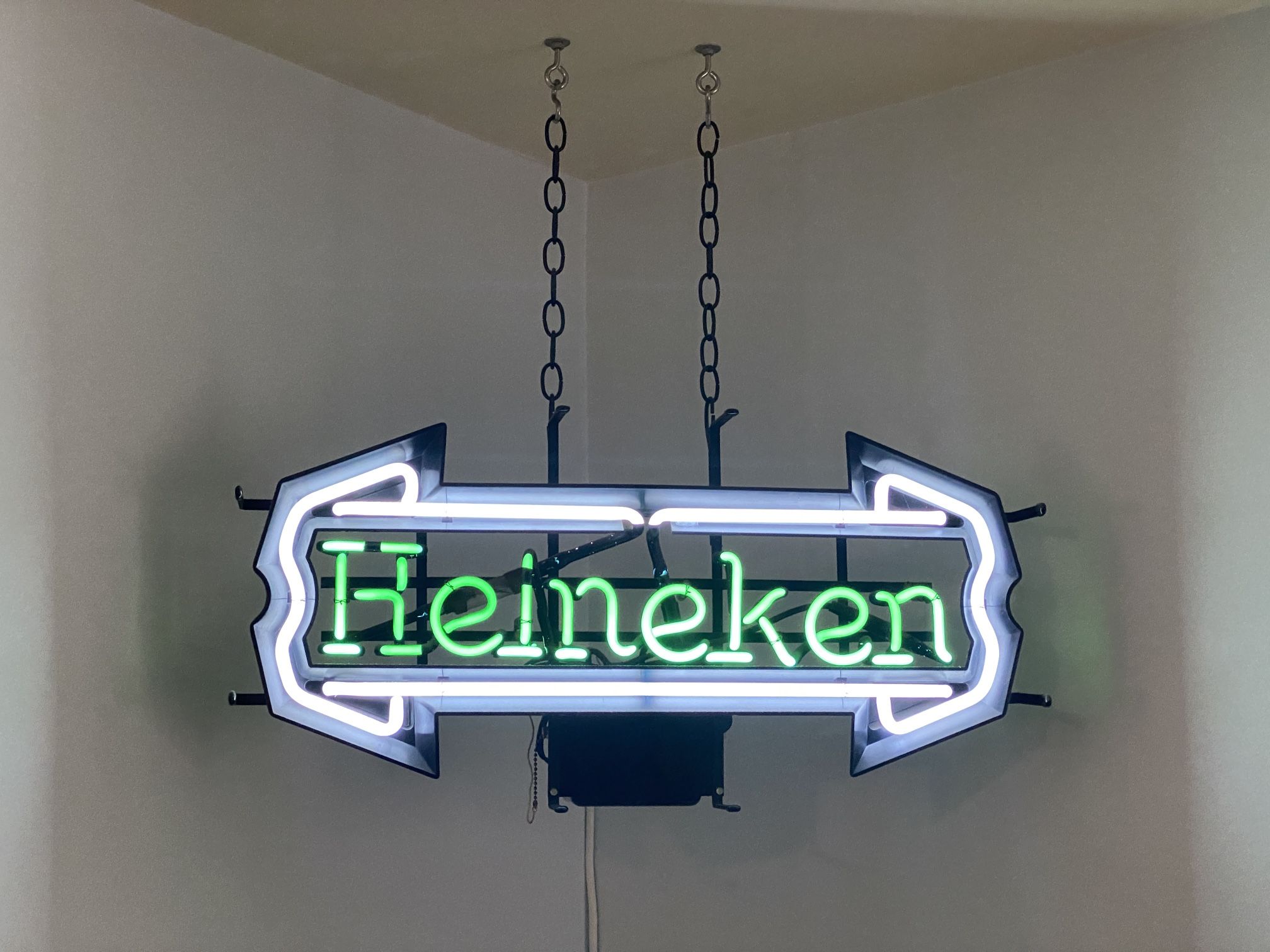 中古品　ヴィンテージ　ネオンサイン　ライト Heineken Vintage Antique Neon Heineken Light