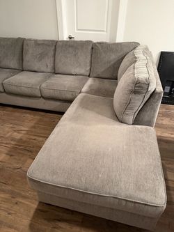 Grey sectional sofa