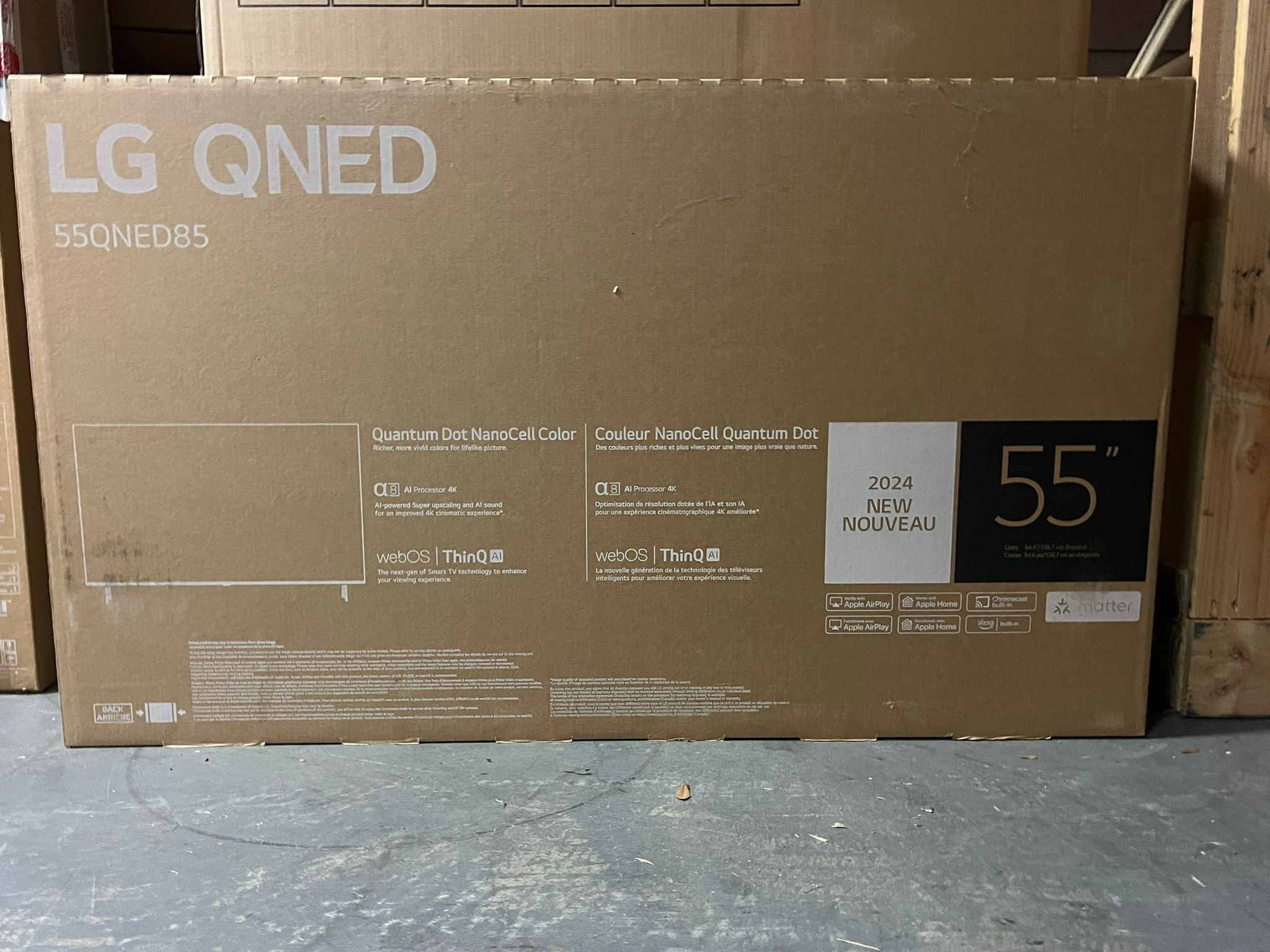 May Promo 🌸 LG QNED 55” Smart TV - New And Sealed