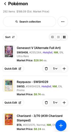 Pokemon trade for mtg