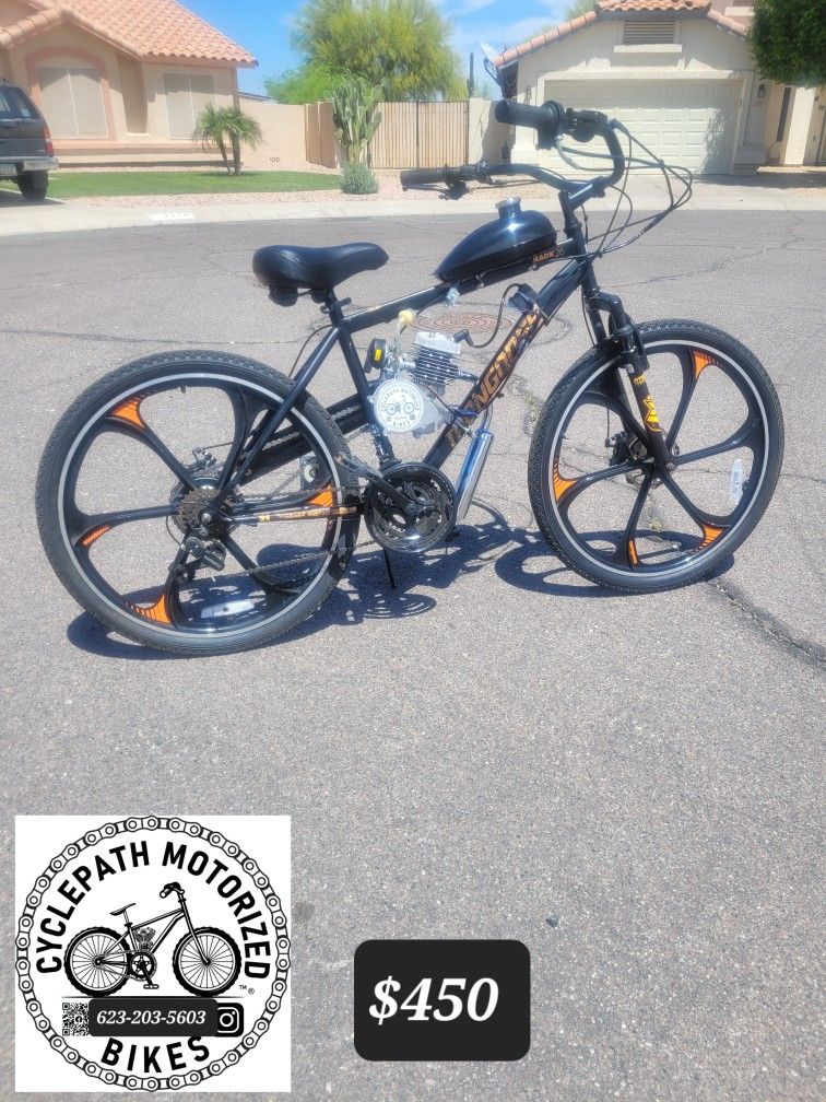 Bicycle Motorized Motor Bike Delivery Available 