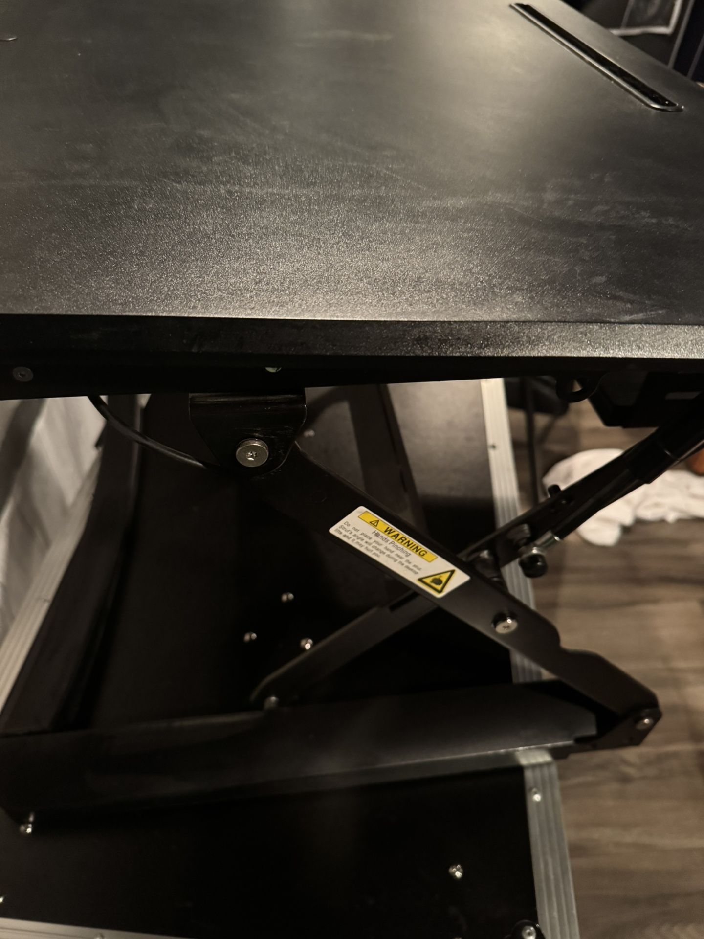VERSADESK PowerPro 36 Inch Electric Standing Desk Converter, Height Adjustable Sit to Stand Up Desk