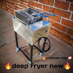Deep Fryer Stainless Steel  Double Busket New
