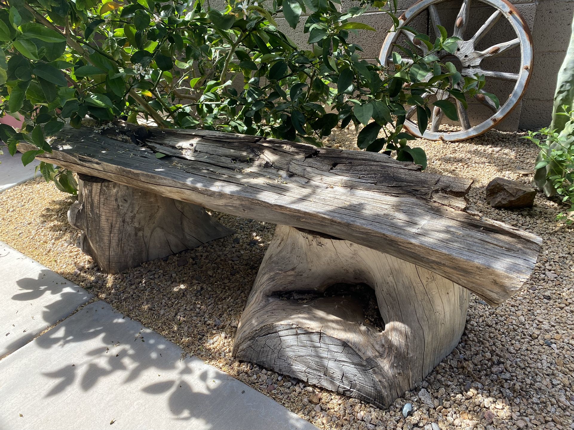 Wood Bench