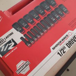 Milwaukee 1/2" Impact Socket Set