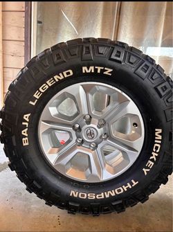 17 inch 2020 Toyota Tacoma 6 lugs 6x139
