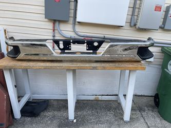 2019-2023 GMC Sahara  Chevy Silverado  Crome Rear Bumper Assembly 
