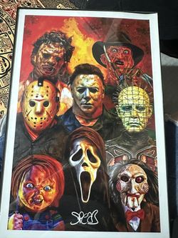 Horror Movie Poster Frame