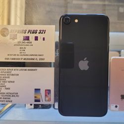 Unlocked Black iPhone SE 2020 64gb