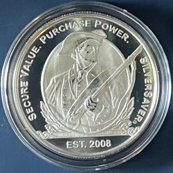 1 Oz Silver SilverSaver  SECURE Value .999 FS In Capsule RARE