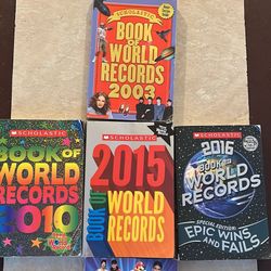 Scholastic Book Of World Records (5 Books) 